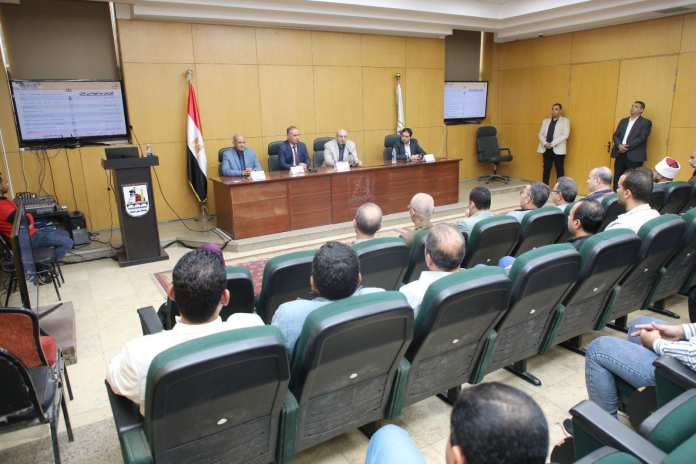 خلال ندوة لمكافحة الفساد محافظ بنى سويف يثني على دور هيئة الرقابة الإدارية