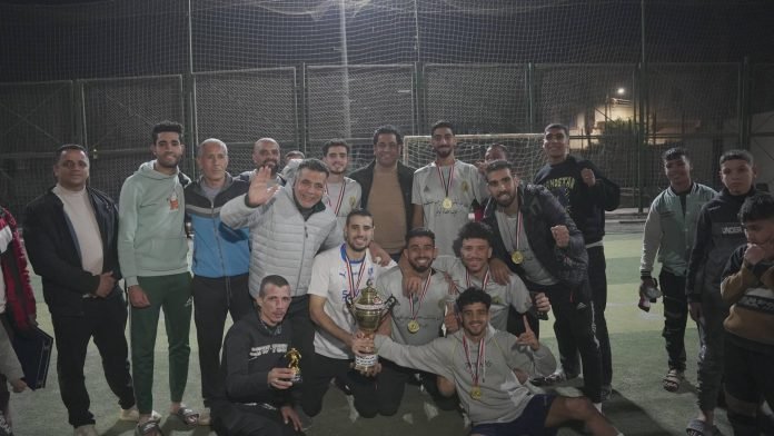 النائب يوسف الجميل يهنئ فريق بلفيا لفوزه على فريق أشمنت ويلتقط معهم صورا تذكارية