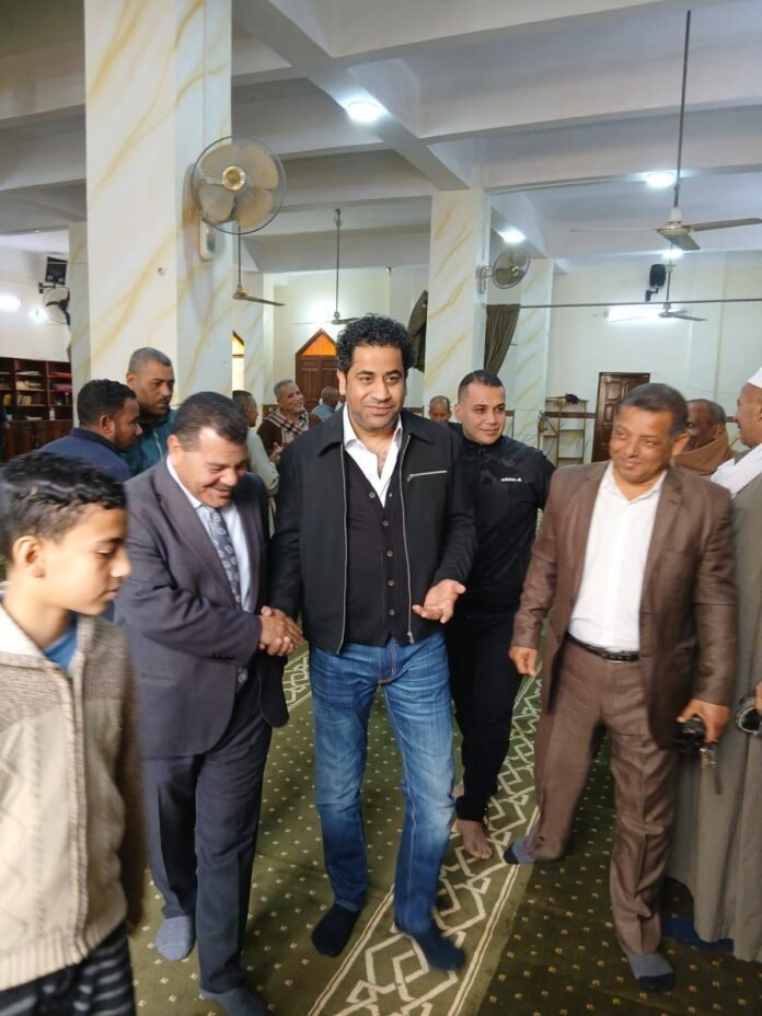 إفتتاح مسجد الهداية بقرية الدوية بعد نجاح النائب يوسف الجميل فى فرشه